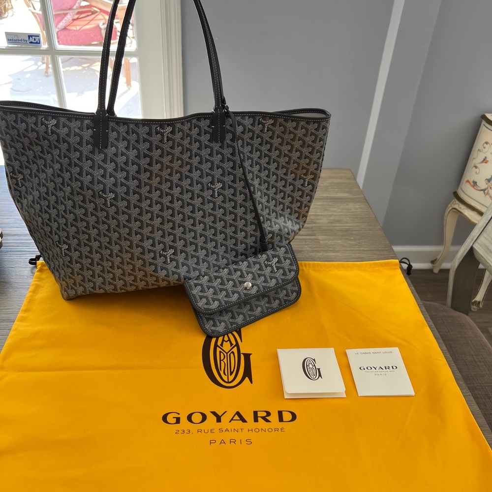 Goyard Sac Saint Louis GM Gris tote